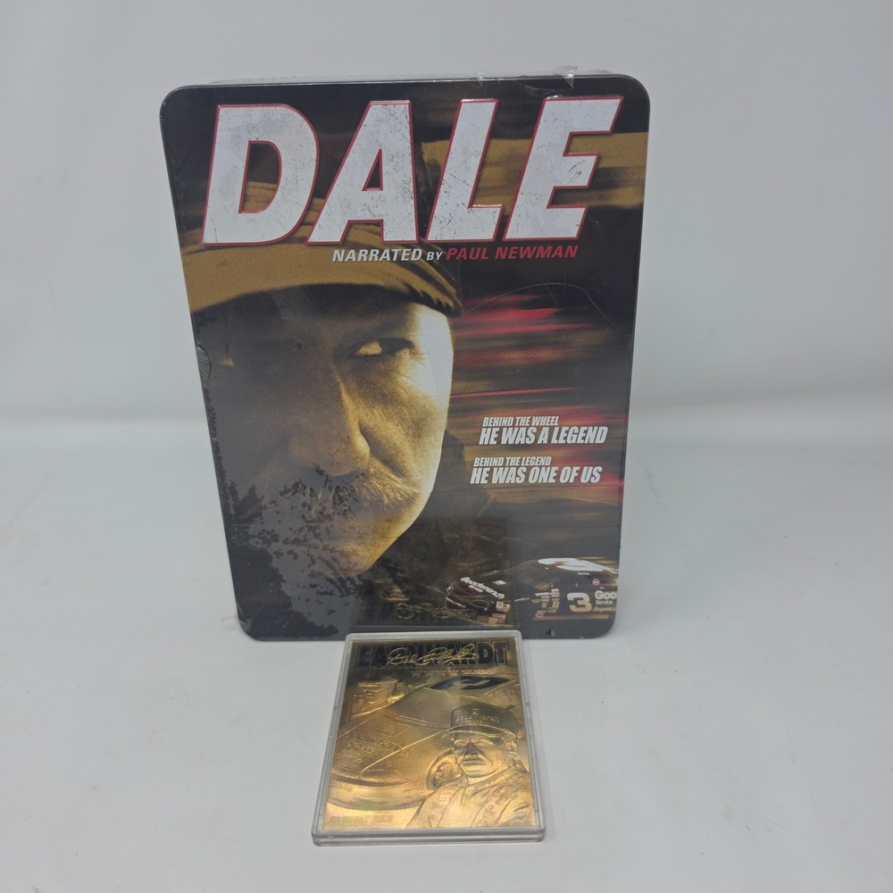 Dale Earnhardt Dale Limited Edition 6 Disc DVD Tin Set with 23KT Gold Card NEW